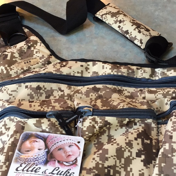 Soho design Ellie & Luke camouflage diaper bag - Picture 2 of 7